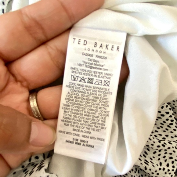 Ted Baker Alyanna Ruffle cinch blouse - Picture 10 of 10